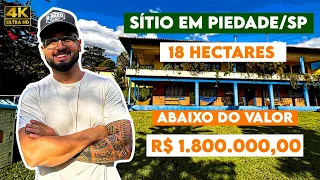 SÍTIO 18 Hectares, PORTEIRA FECHADA; Descubra o Refúgio Perfeito para uma Vida no Campo.