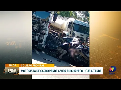 Acidente fatal: motorista perde a vida em Chapecó na tarde desta sexta-feira