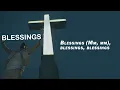 FRIDAYY X ASAKE - BLESSINGS [REMIX] (LYRICS VIDEO)