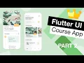Flutter UI E Learning Course App Tutorial App from Scratch Part 2