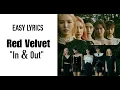 Download Lagu Red Velvet – In \u0026 Out (Easy Lyrics)