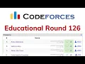 A B C Educational Codeforces Round 126 Solution with Explanation C