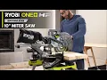 550 Cuts Per Charge RYOBI 18V ONE HP Brushless 10 Sliding Compound Miter Saw