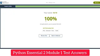 Cisco Python Essential 2 Module 1 Test Answers PE2 - Module 1 Test Answers