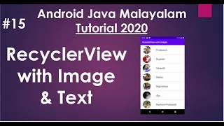 Android Java Malayalam Tutorial 2020 - 15