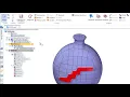 Modify a subdivision model using hybrid mode