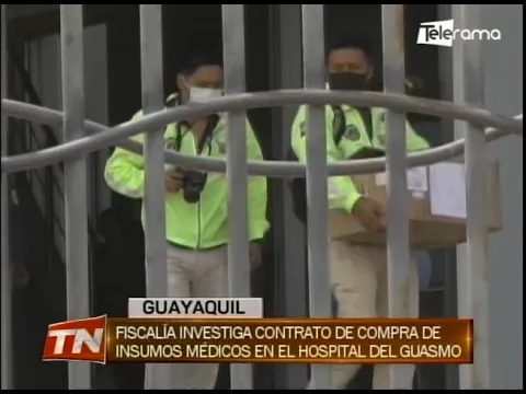 Fiscalía investiga contrato de compra de insumos médicos en el hospital del Guasmo
