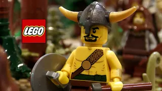 Huge LEGO Viking Village at Le Sommet de la Brique 2025