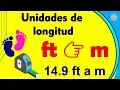 Convert FEET to METERS ft to m