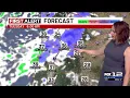 Saturday evening weather forecast