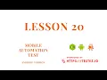 Lesson 20 - Built-in Assertion Matchers in WebDriverIO