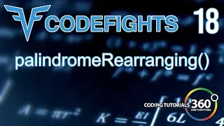 PalindromeRearranging CodeFights Intro Algorithm JavaScript Solution and Breakdown