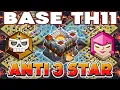 ANTI 3 TOP-5 TH11 BEST WAR BASE RANK BASE WITH COPY LINKS TH11 ANTI EVERYTHING TH11 BASE 2026