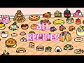 ALL FOOD RECIPES in Toca Life World Toca Boca