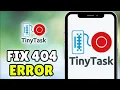 How To Fix GitHub 404 Error in TinyTask 2026 - Fix 404 Page Not Found Error GitHub