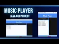 Stunning Java Music Player with Dynamic Visualizer Modern GUI