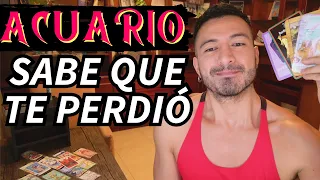 ACUARIO! NO SABE CÓMO VOLVER! PERO TU DETERMINACIÓN PROTEGE TU PLAN! ACEPTAS Y RESUELVES CON LUZ!