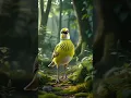 Lagu Pleci Bird Exploring the Lush Morning Forest #shortvideo #shorts #short #birds #ai #nature #music