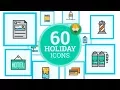 Summer Vacation Holiday Travel Animation - Flat Icons and Elements