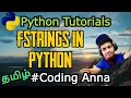 Fstrings in Python Python Tutorials in Tamil