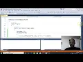 While loop in console application C