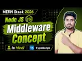 Node js Middleware Complete Guide in Hindi Express js TypeScript MERN Stack 2026