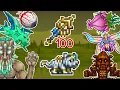 100 Desert Tiger Summons vs ALL Bosses Terraria 1 4 2 3