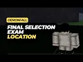 How to Get to the Final Selection Exam Location in Roblox Demonfall