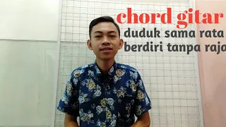 Download ( kunci gitar dan lirik ) ~  duduk sama rata berdiri tanpa raja | mara Fm MP3