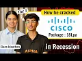 How he cracked 6 month Internship Job Offer from Tier 3 College Cisco Ideathon