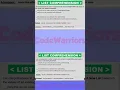 List Comprehension -