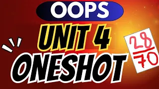 OOPS M UNIT-4 Complete ONESHOT Polymorphism Overloading Overriding Engineerdude-g6m