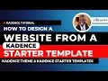 New Tutorial How to Customize a Kadence Starter Template into a Unique WordPress Website