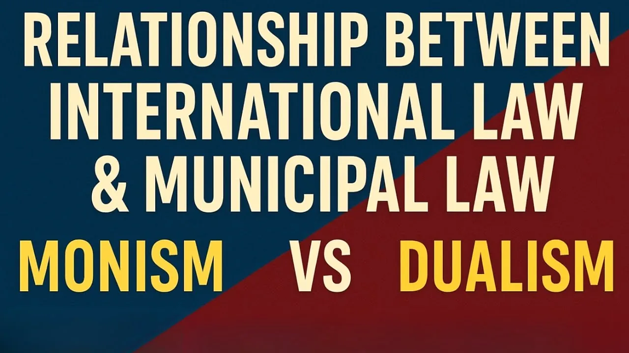 Relationship Between International Law & Municipal Law | Monism vs Dualism Explained