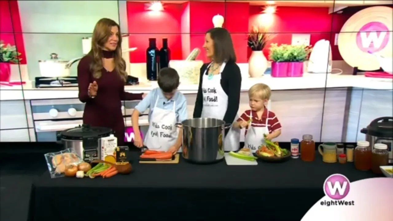 Kids Cook Homemade Chicken Stock to Show How Easy it Is!