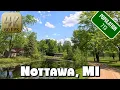 Driving Around Small Town Nottawa Michigan in 4k