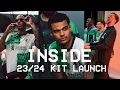 Inside Away Kit Launch Fresh look as Liverpool stars model shirt