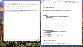 Pseudocode to Program Example