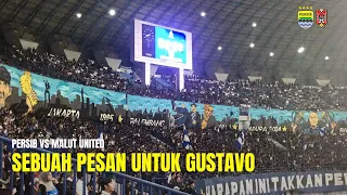aksi tribun utara saat persib vs malut united super league 25 26 