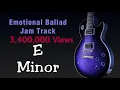 Download Lagu E Minor Emotive Rock Ballad Jam Track 100 Bpm