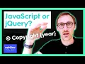 Always Display Current Year in Webflow JavaScript Vs jQuery