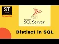 Distinct in SQL Tamil
