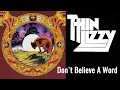 Download Lagu THIN LIZZY - Dont Believe A Word  (1976 Johnny The Fox, lyrics + HD)