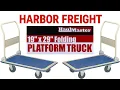 Harbor Freight Folding Platform Truck 19 x 29 Assembly Review
