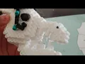 3-D Perler Bead Dragon on Ancient Skull Tutorial