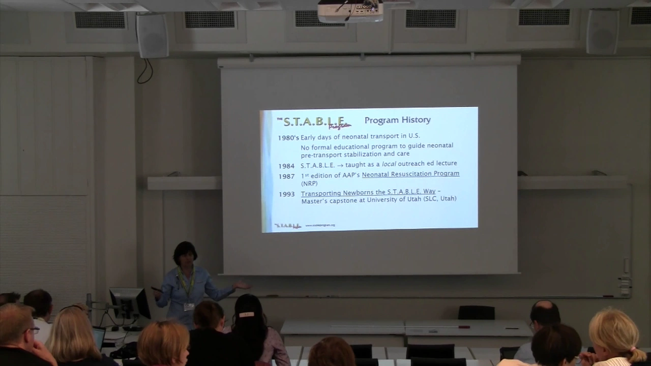 21 years of S.T.A.B.L.E. Program Education: History and Module Overview - Kristine Karlsen