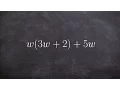 How to Simplify an Expression Using Distributive Property - Math Tutorial