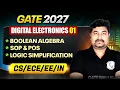 Digital Electronics Boolean Algebra SOP POS Logic Simplification CS EE ECE IN GATE 2027