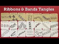 How to draw tangles - Ribbons Bands Tangles