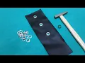 How to Install Eyelets Without a Tool - Very Easy